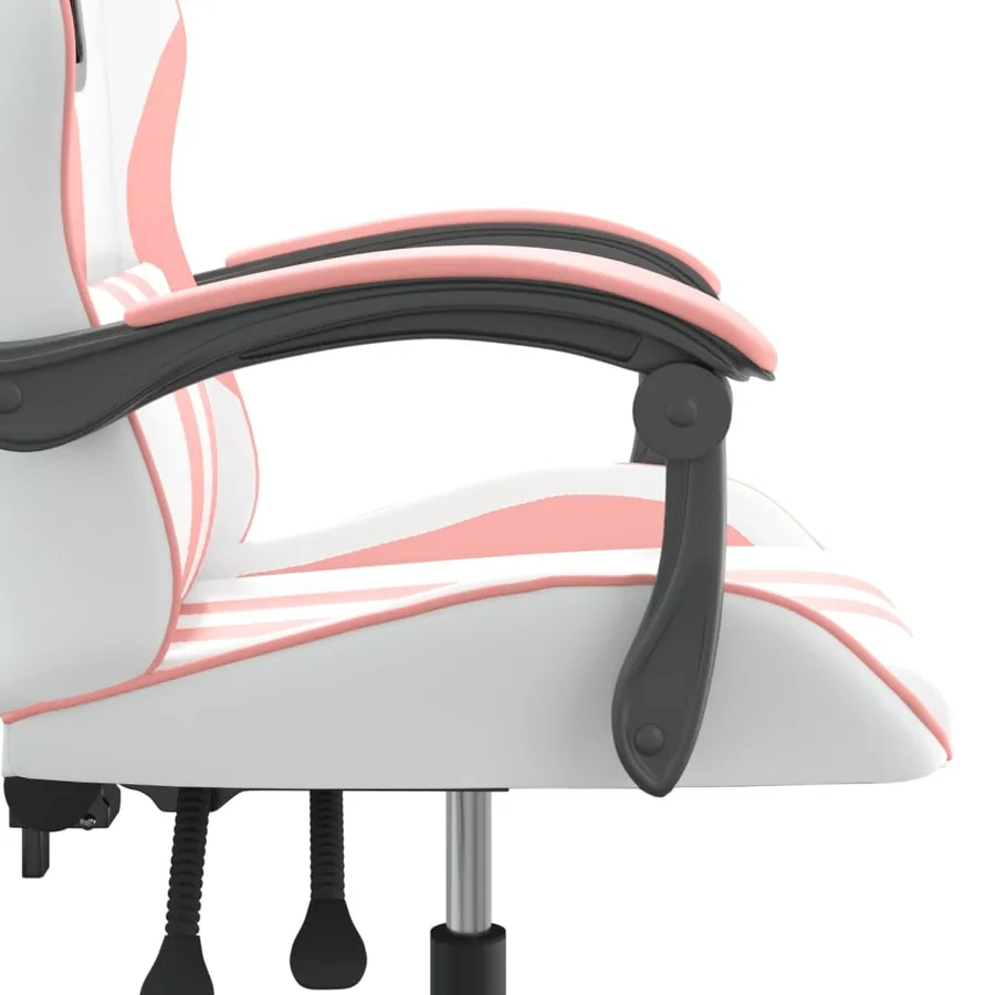 Chaise de jeu Blanc et rose Similicuir - 10