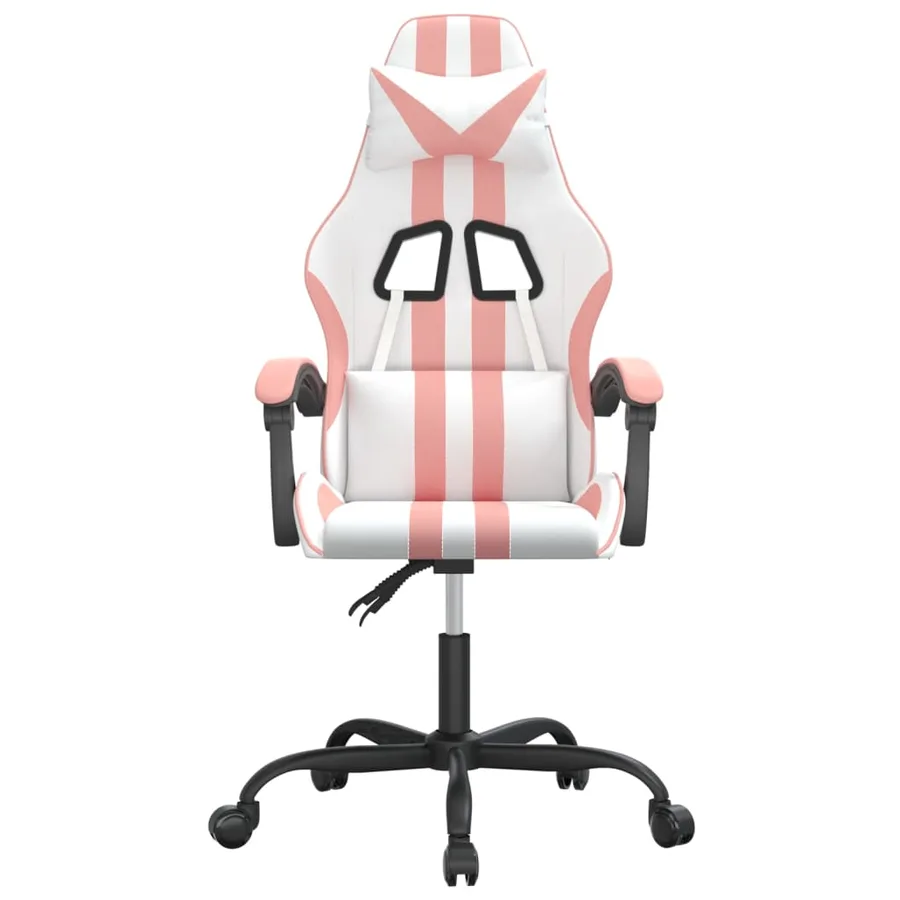 Chaise de jeu Blanc et rose Similicuir - 3