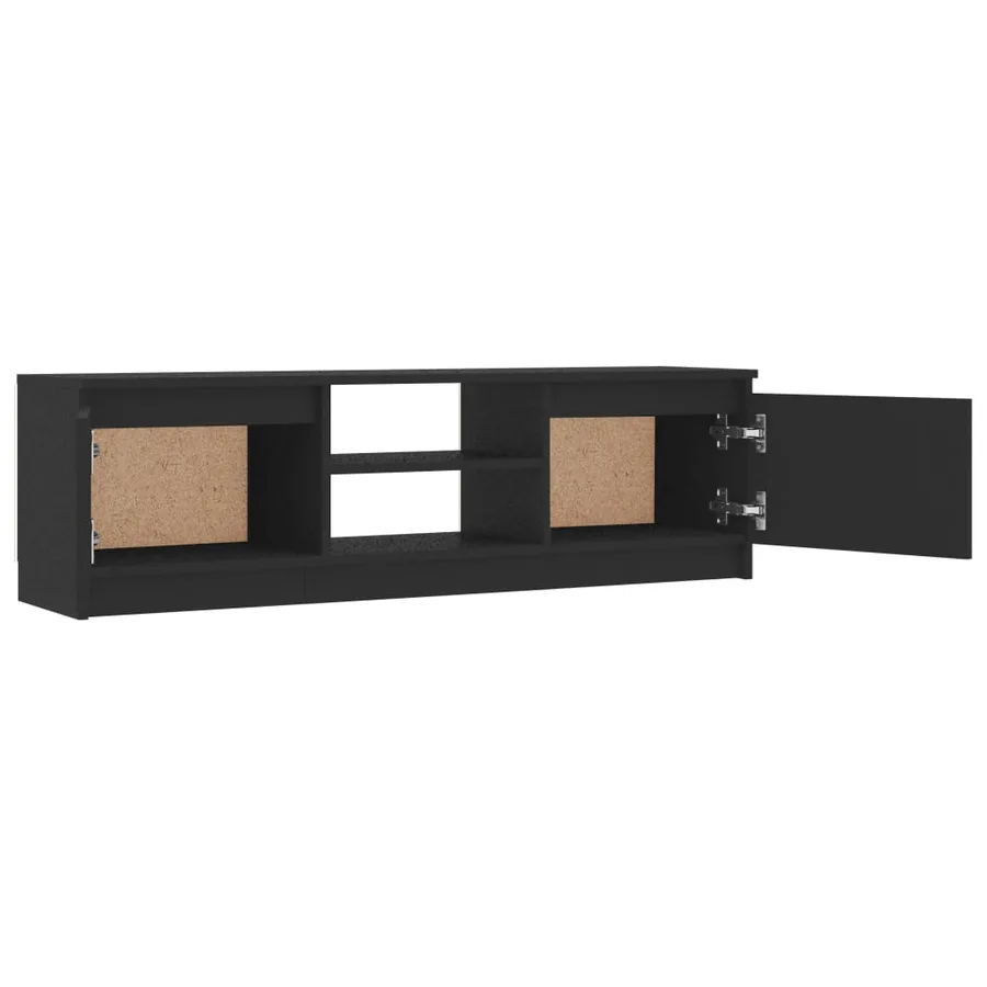 Meuble TV Gris 120x30x35,5 cm Bois d'ingénierie - 5