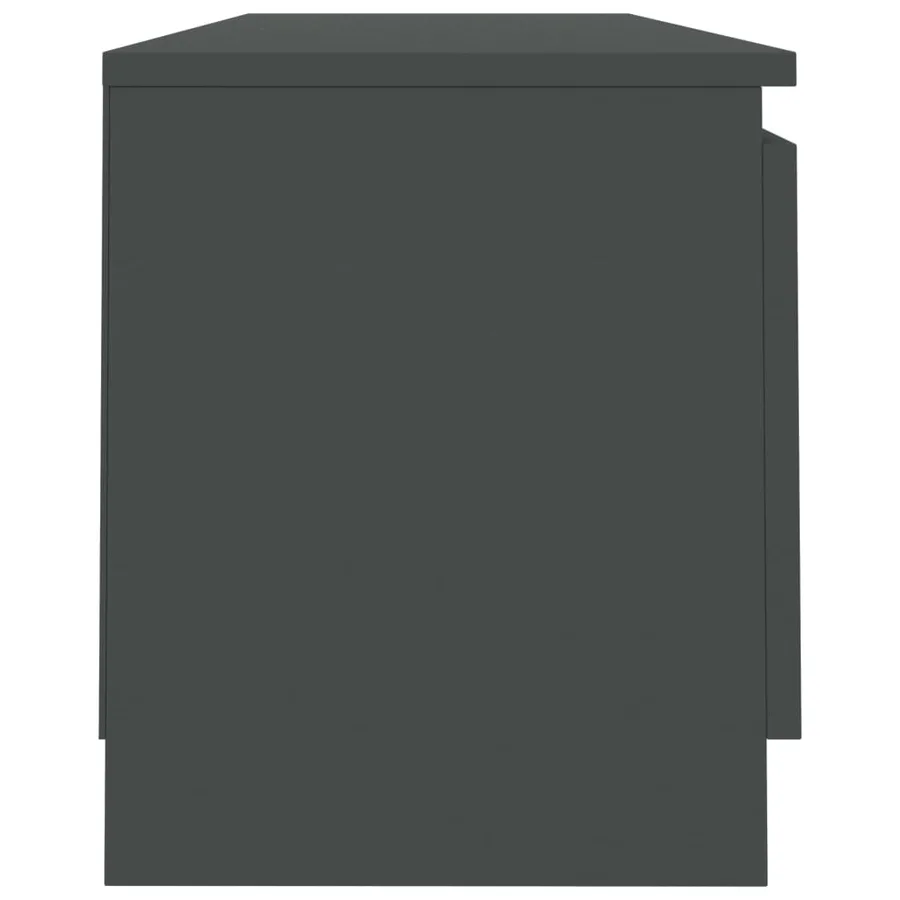 Meuble TV Gris 120x30x35,5 cm Bois d'ingénierie - 7
