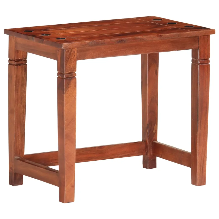 Tables gigognes 3 pcs Bois d'acacia massif - 6