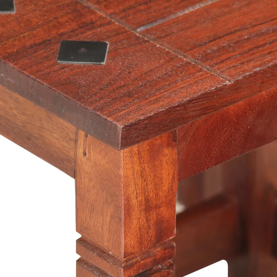 Tables gigognes 3 pcs Bois d'acacia massif - 7