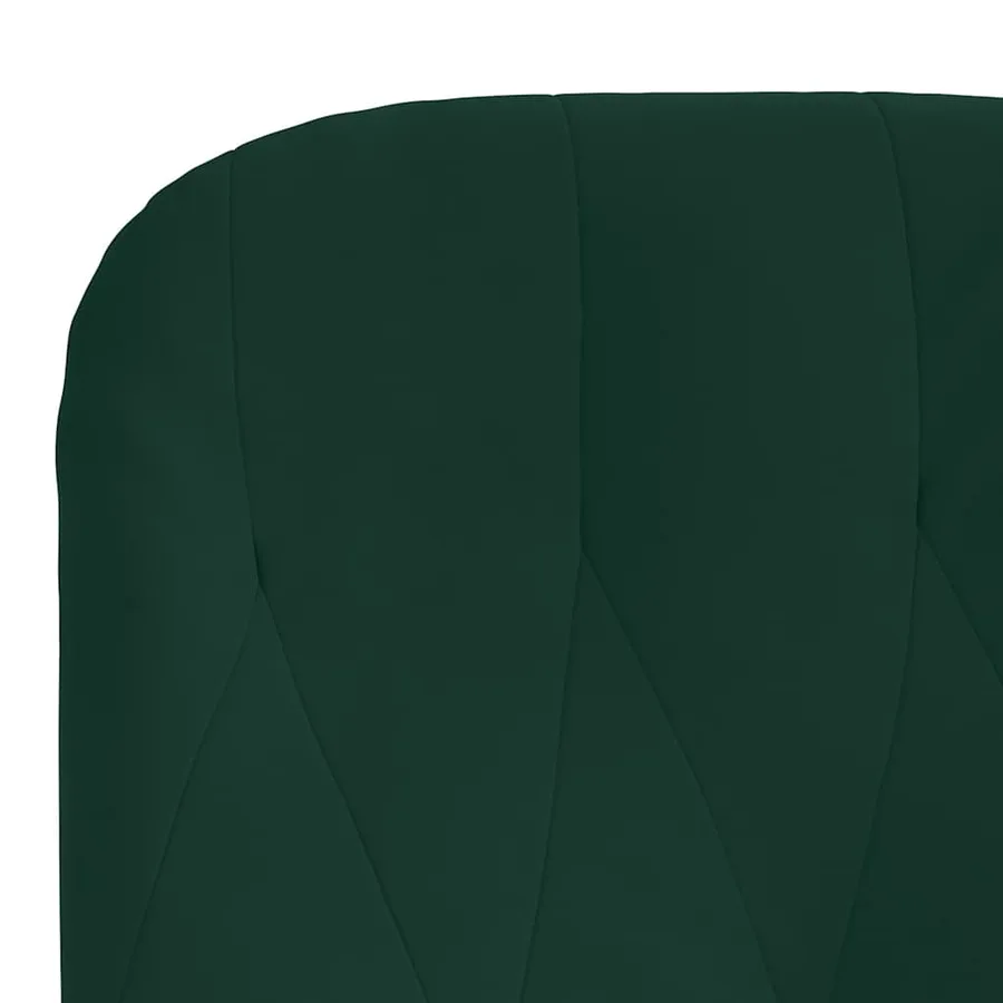 Chaise de relaxation Vert foncé Velours - 6