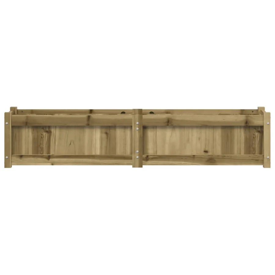 Jardinière 150x31x31 cm bois de pin imprégné - 5