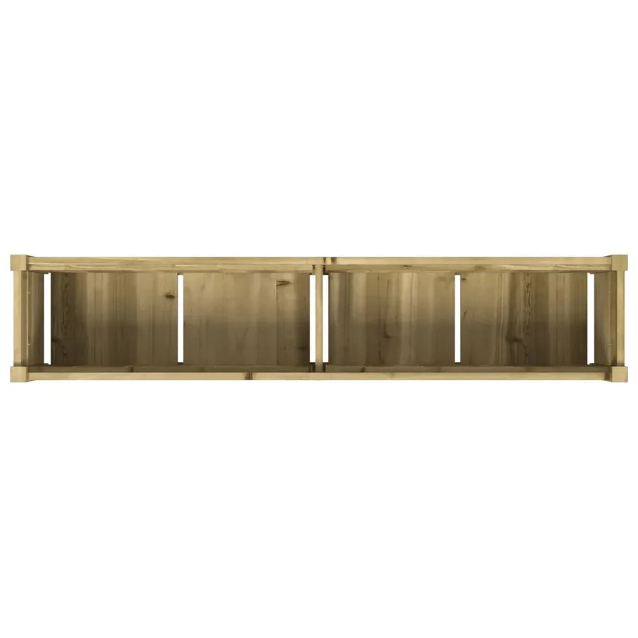 Jardinière 150x31x31 cm bois de pin imprégné - 8