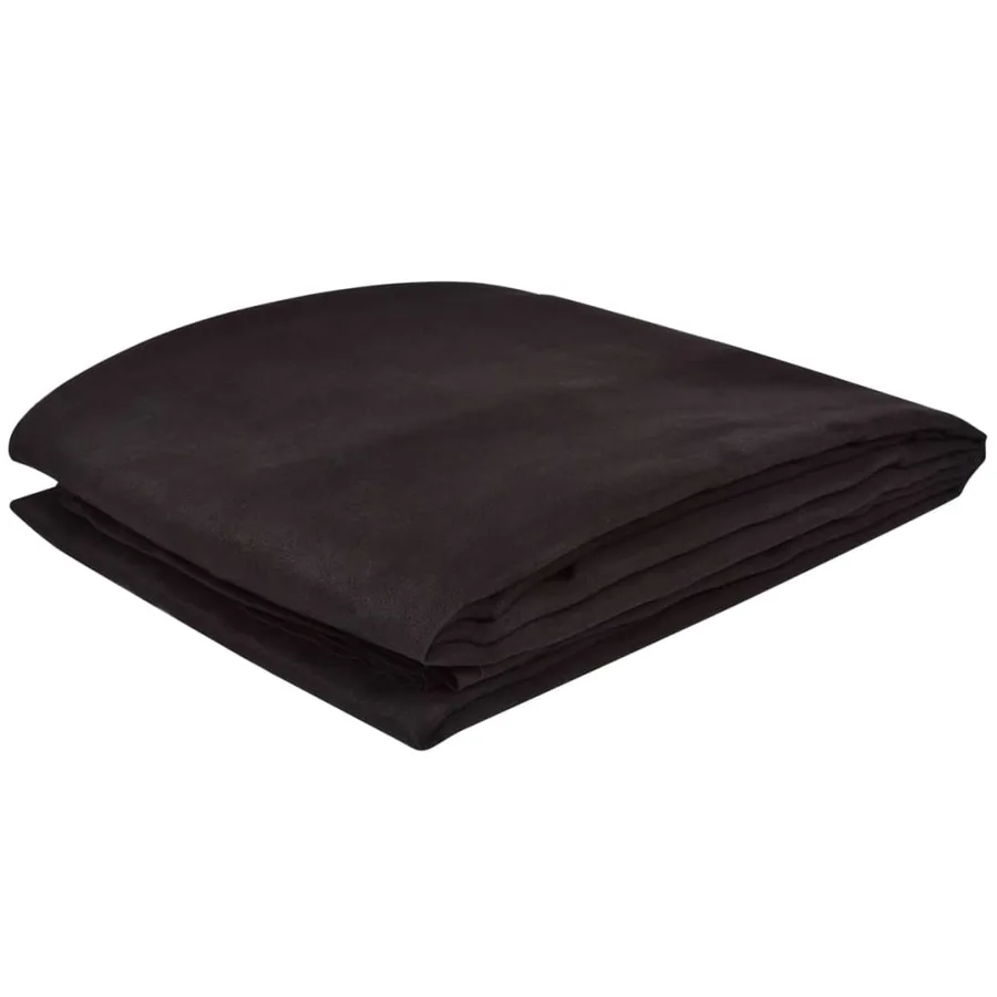 Housse de canapé Micro-suède Marron 140x210 cm - 2