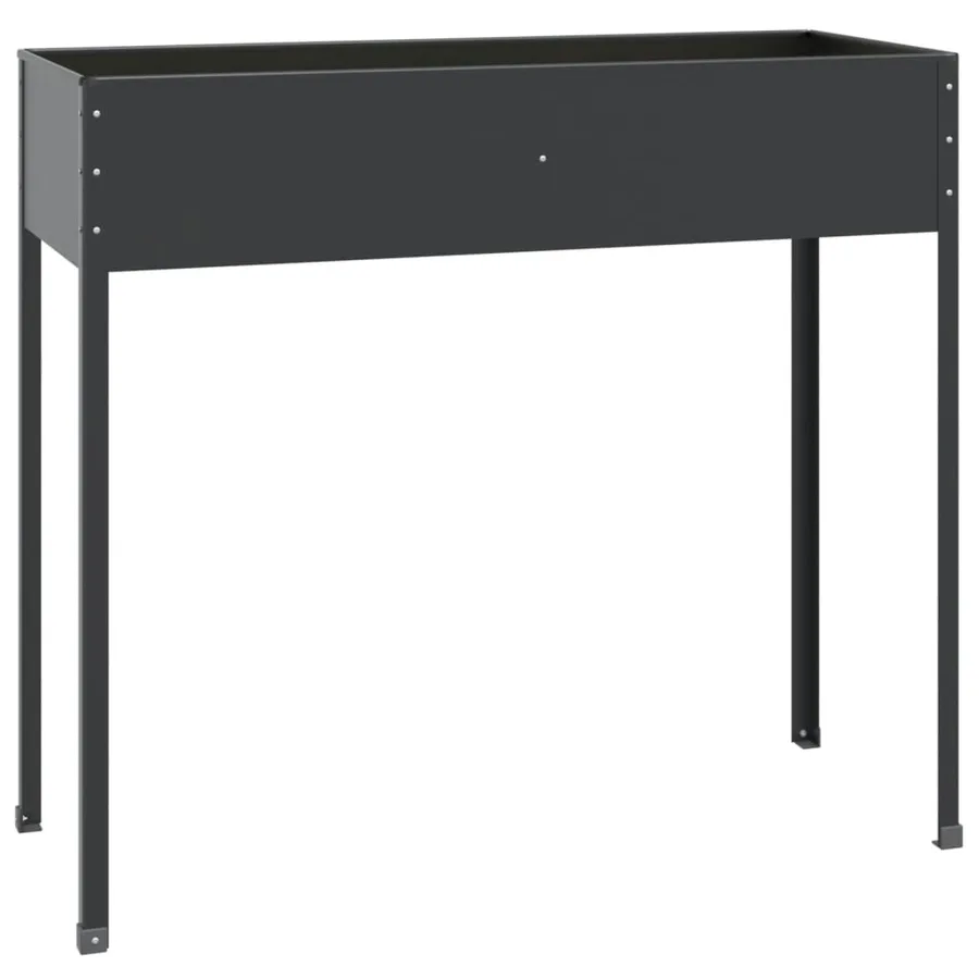 Jardinière Anthracite 100,5x40,5x90 cm Acier galvanisé - 2