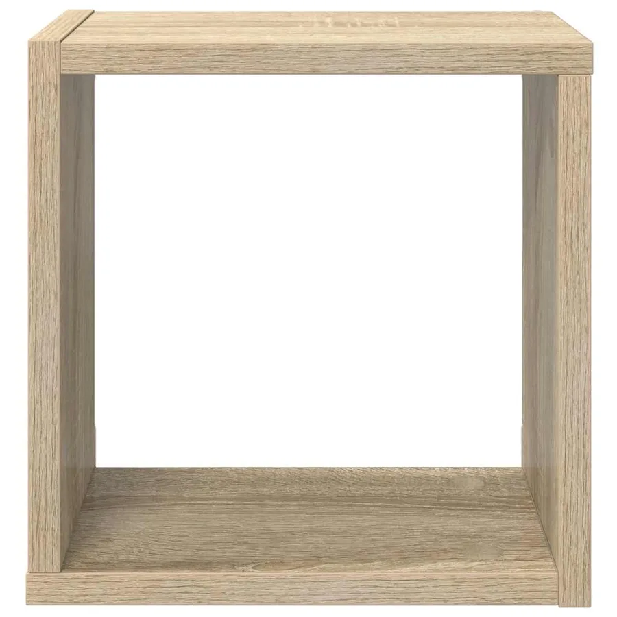 Étagères cube murales 4 pcs Chêne sonoma 26x15x26 cm - 6
