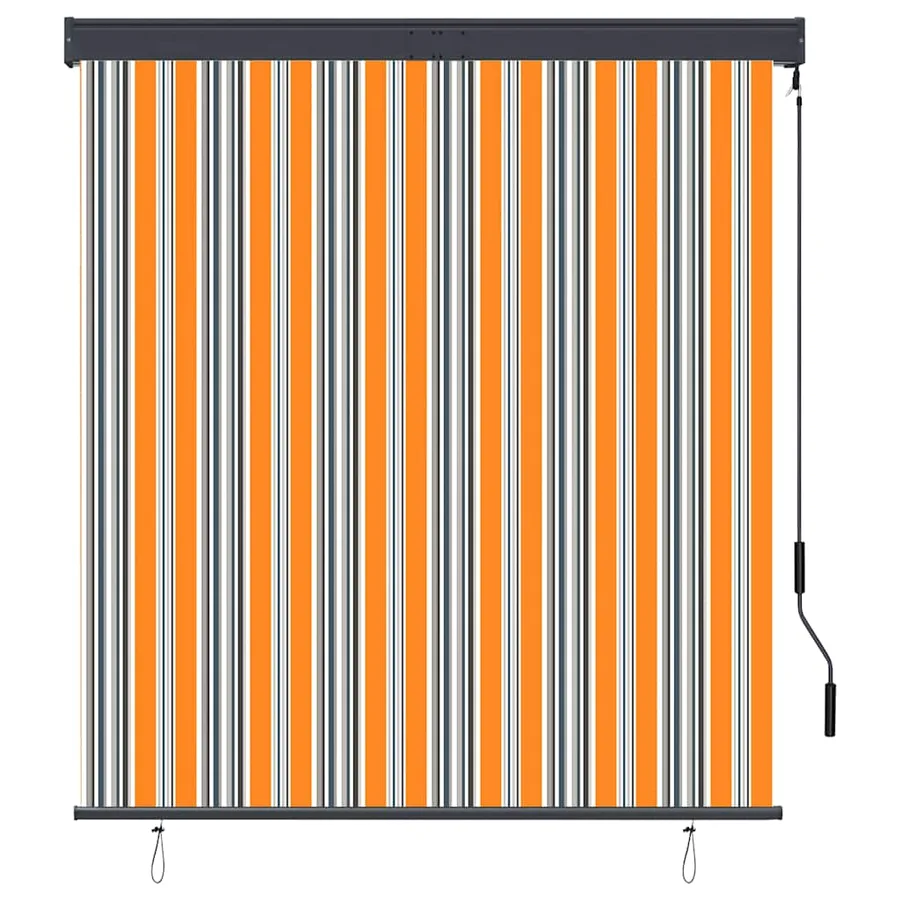 Store roulant d'extérieur 140x250 cm Jaune et bleu - 2