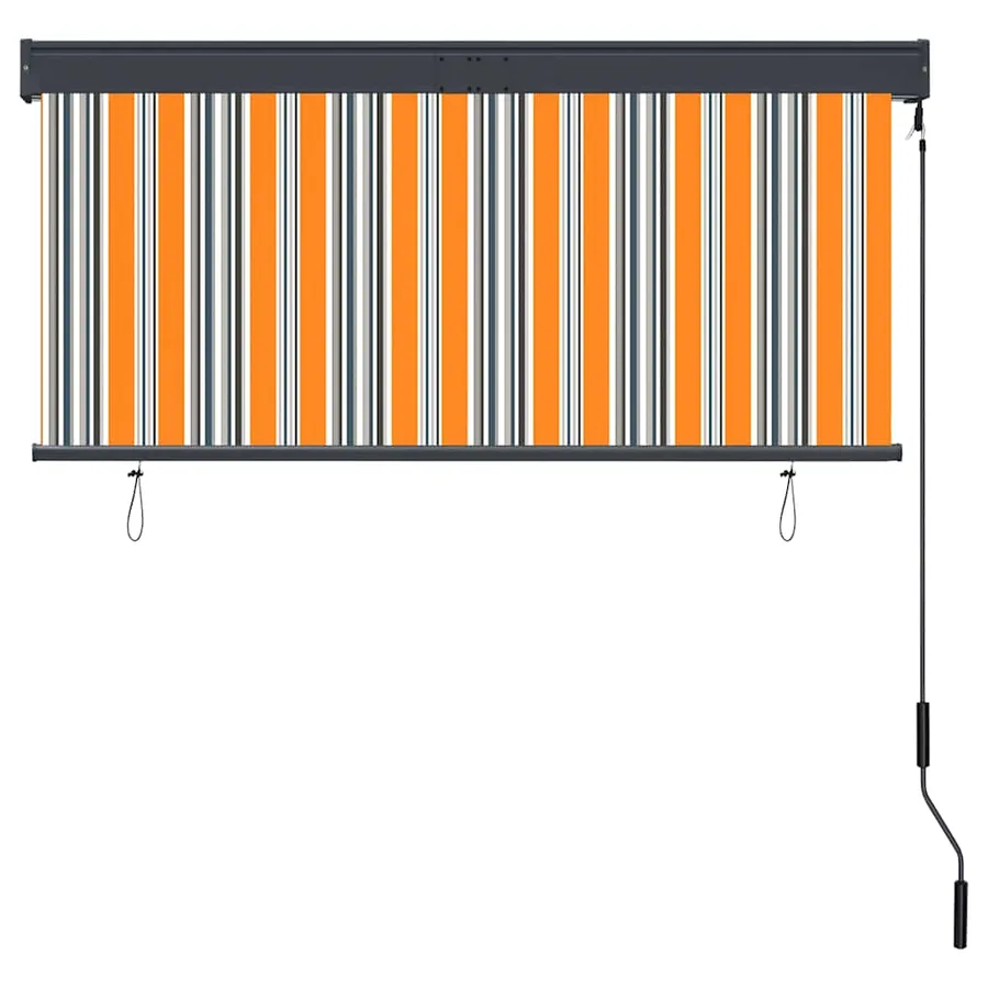 Store roulant d'extérieur 140x250 cm Jaune et bleu - 4
