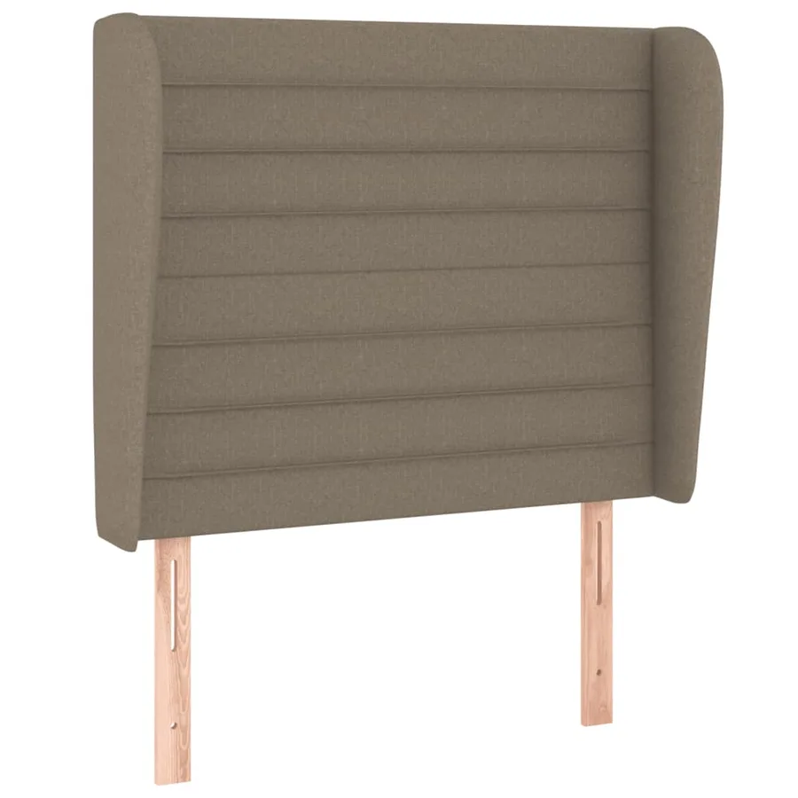Sommier à lattes de lit avec matelas Taupe 90x190 cm Tissu - 6