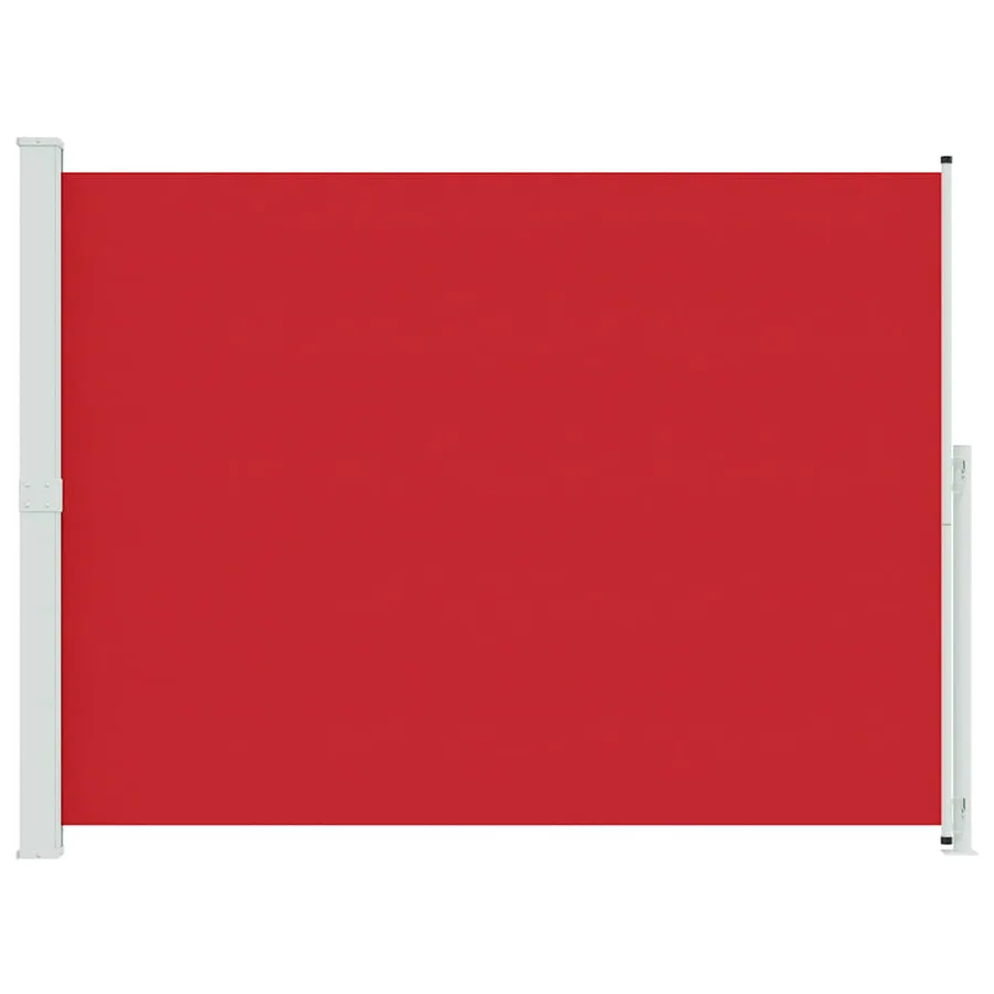 Auvent latéral rétractable de patio 220x300 cm Rouge - 4