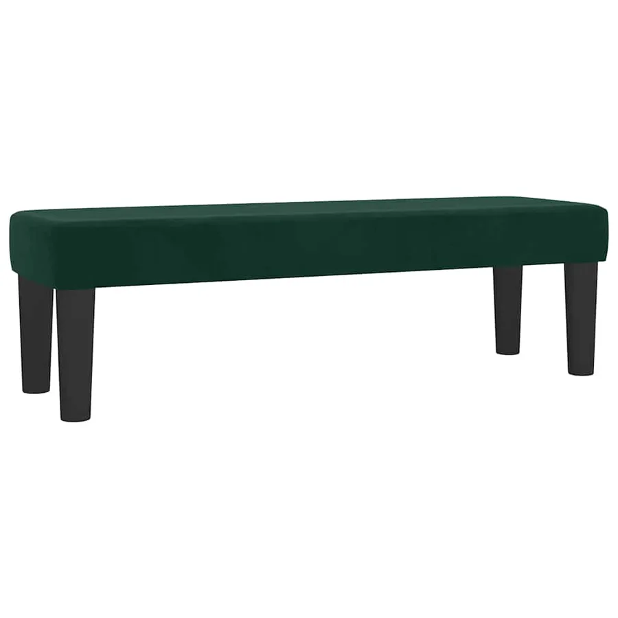 Sommier à lattes de lit et matelas Vert foncé 200x200cm Velours - 7