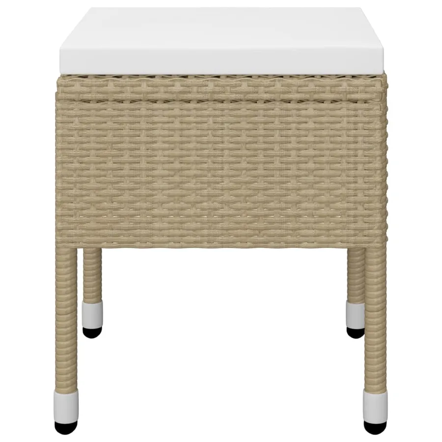 Ensemble à manger de jardin 5 pcs Beige - 11