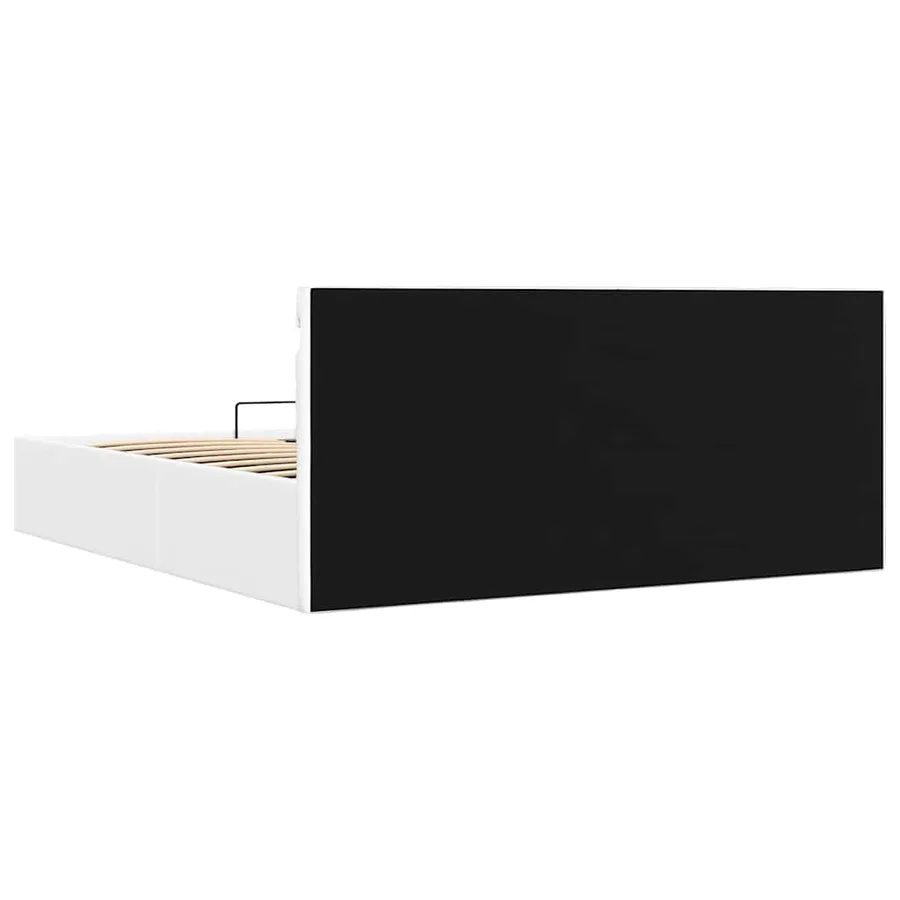 Cadre de lit à rangement hydraulique sans matelas avec LED - 8