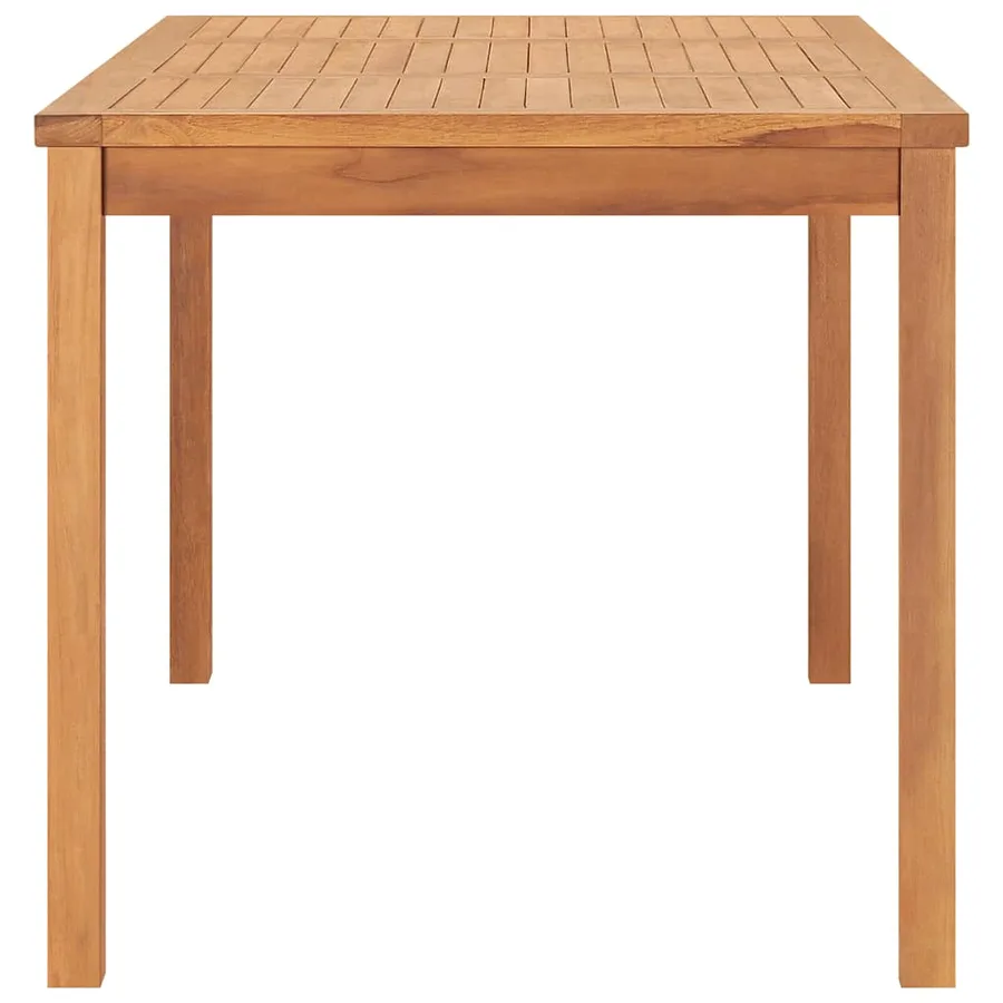 Ensemble de salle à manger de jardin 7 pièces 160 x 80 cm en bois de teck massif - 10