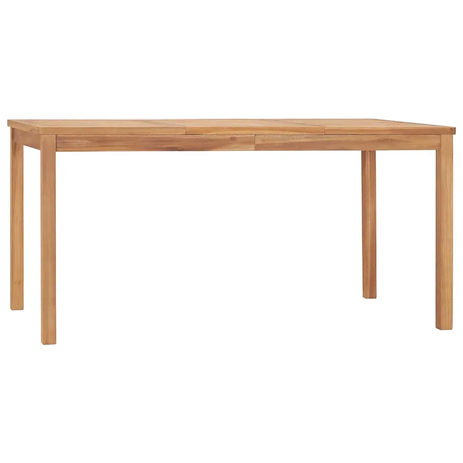 Ensemble de salle à manger de jardin 7 pièces 160 x 80 cm en bois de teck massif - 8