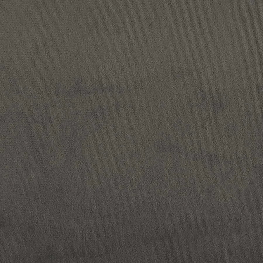 Cadre de lit sans matelas gris foncé 137x190 cm velours - 8