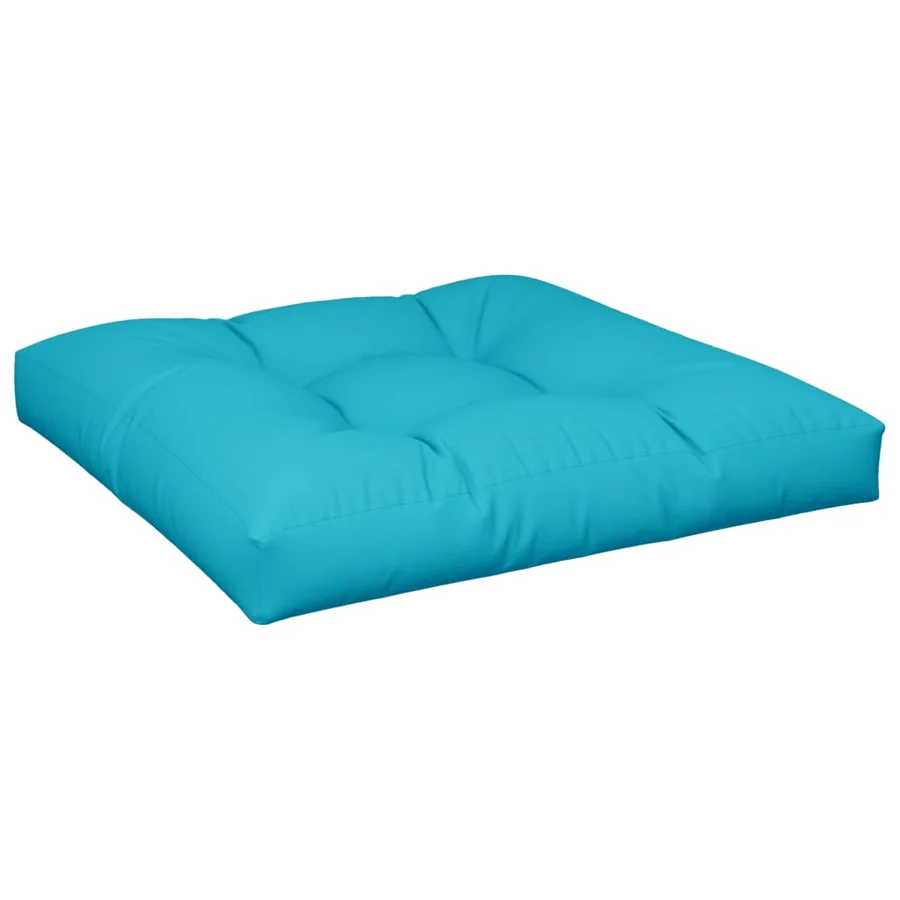 Coussins de palette lot de 2 turquoise tissu - 5