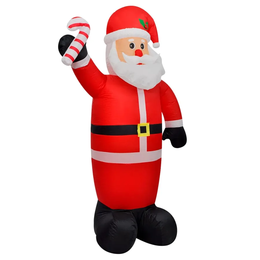 Père Noël gonflable avec LED 120 cm