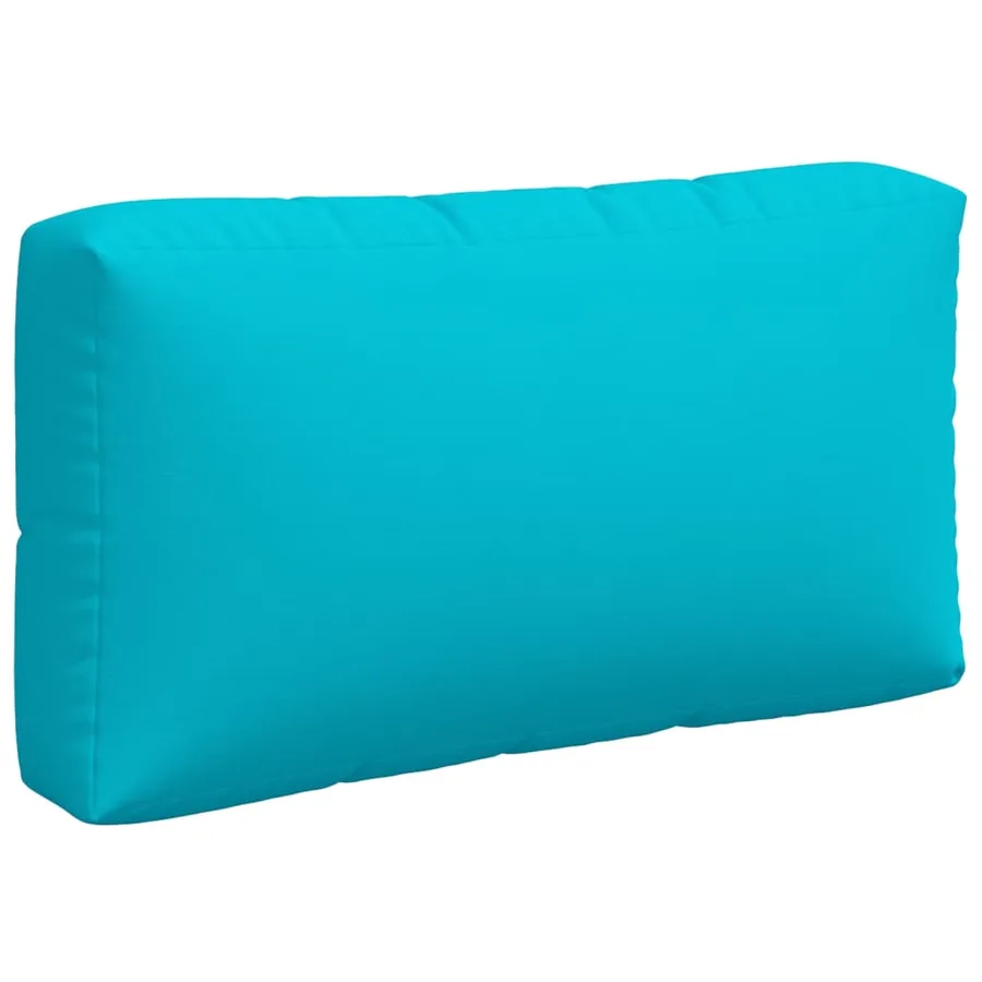 Coussins de palette lot de 3 turquoise tissu Oxford - 6