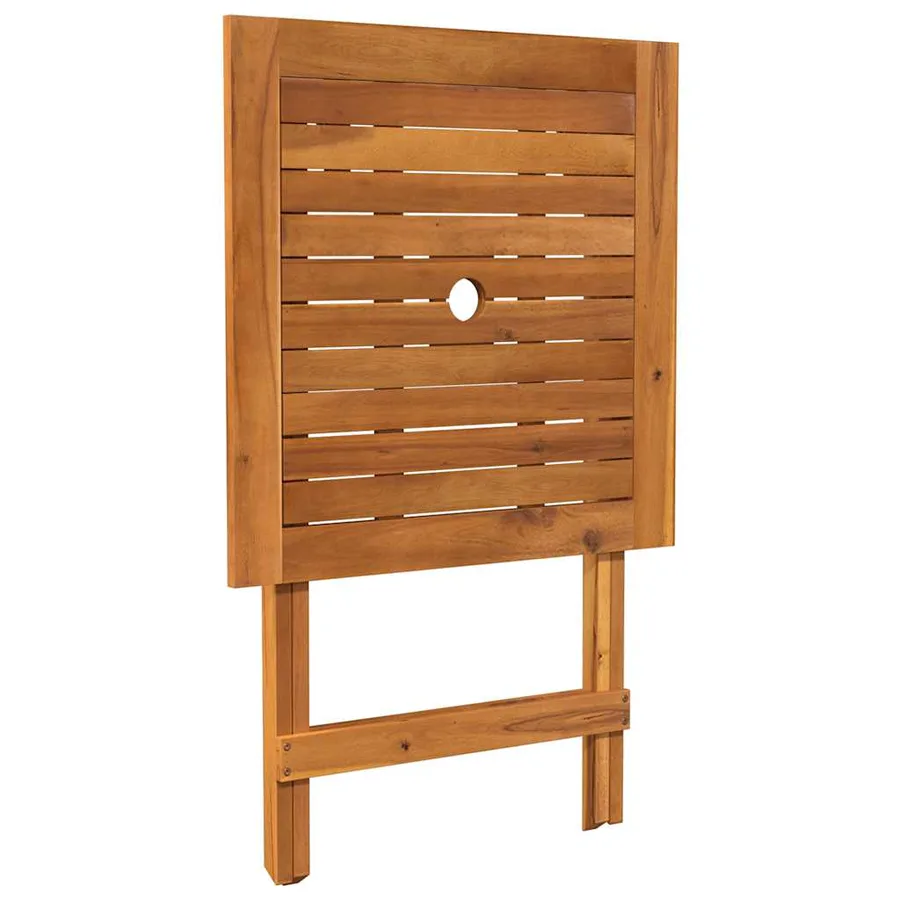 Ensemble à manger de jardin pliable 3 pcs Bois d'acacia solide - 5