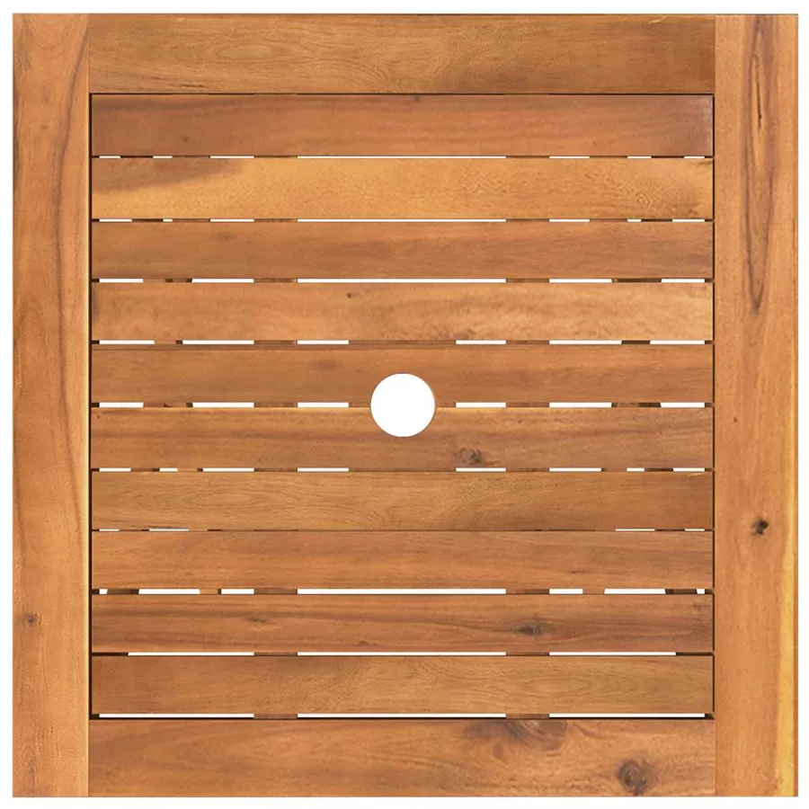 Ensemble à manger de jardin pliable 3 pcs Bois d'acacia solide - 6
