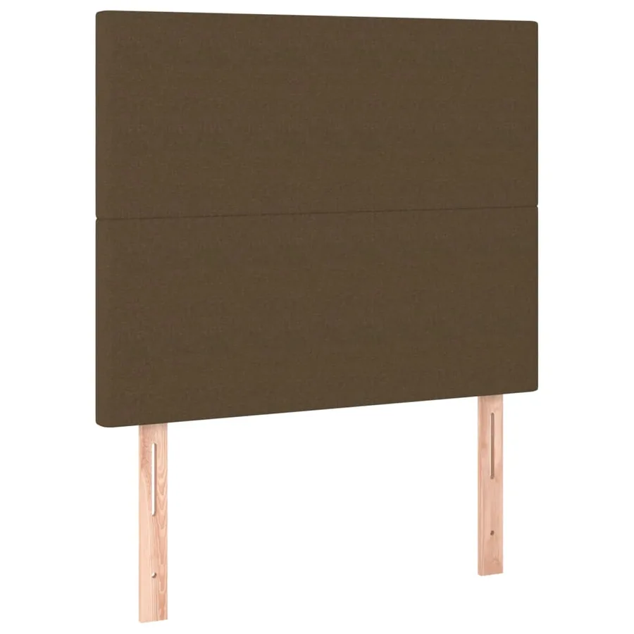 Sommier à lattes de lit avec matelas Marron foncé 120x200 cm - 5
