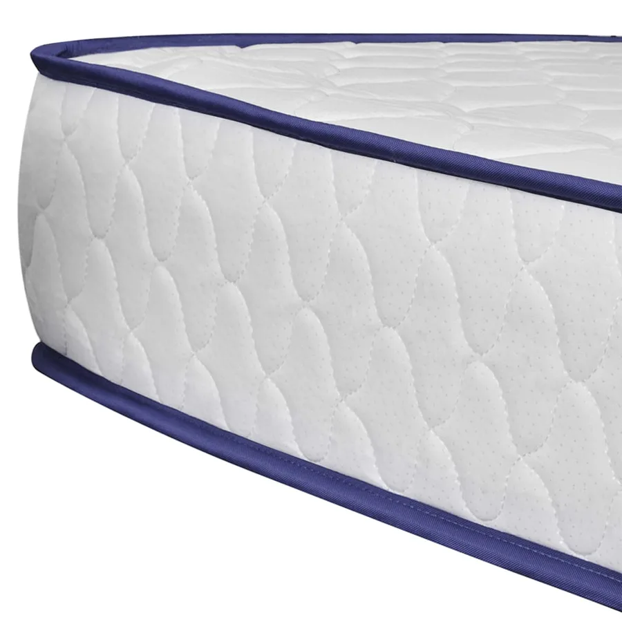 Lit avec matelas à mémoire de forme Noir Velours 180 x 200 cm - 11