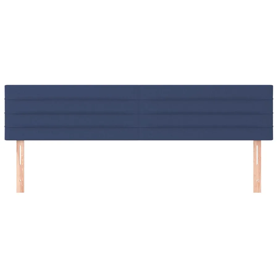 Têtes de lit Bleu 180x5x78/88 cm Tissu - 3