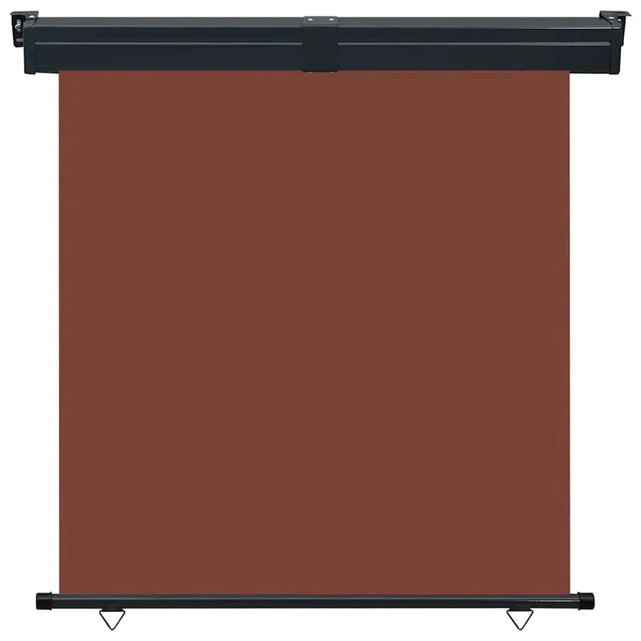 Auvent latéral de balcon 165x250 cm Marron - 2
