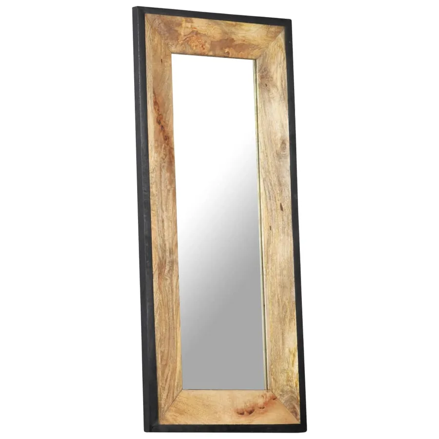 Miroir 110x50 cm Bois de manguier massif - 7