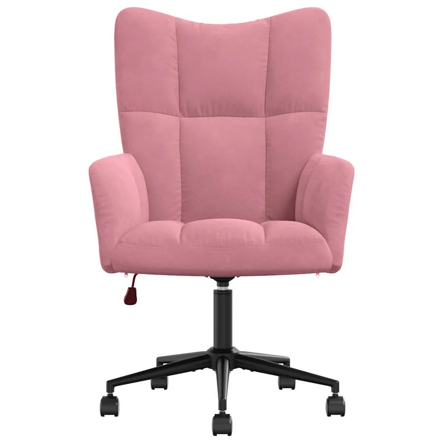 Chaise de relaxation Rose Velours - 3