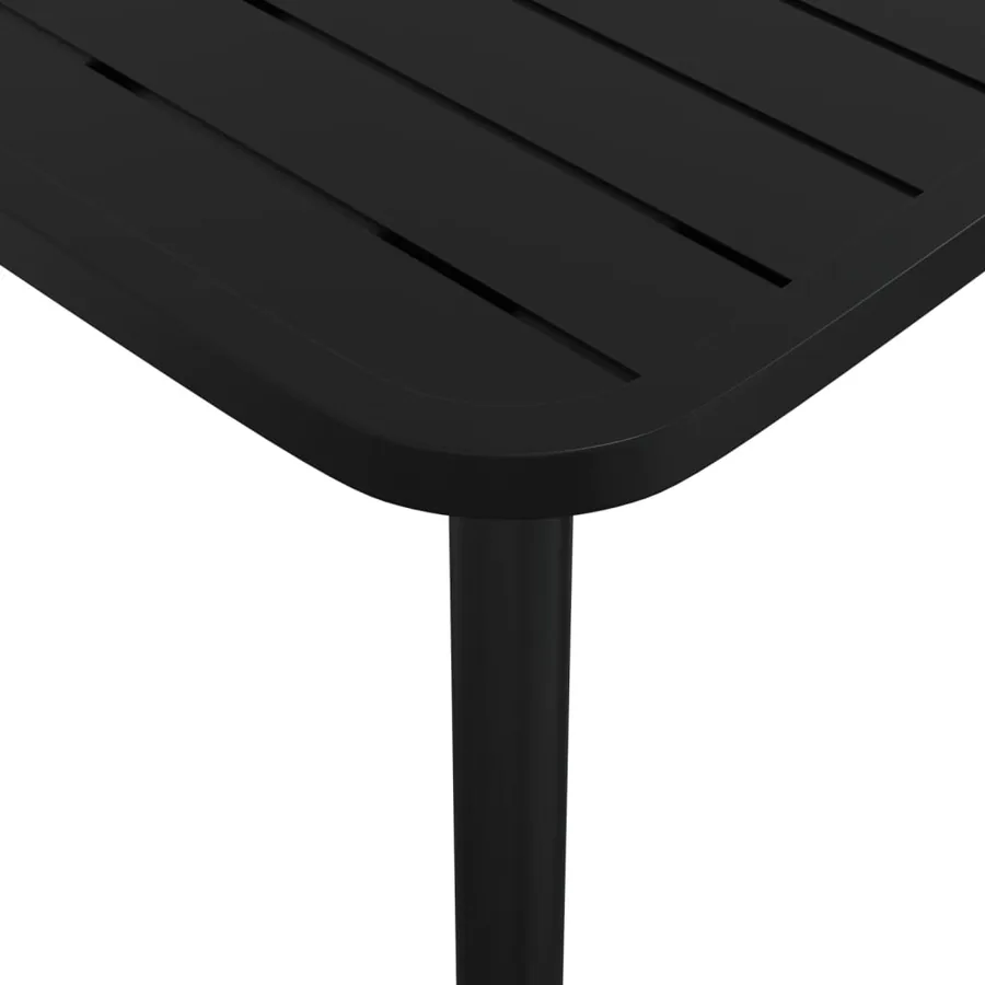 Ensemble à manger de jardin 3 pcs anthracite acier - 9