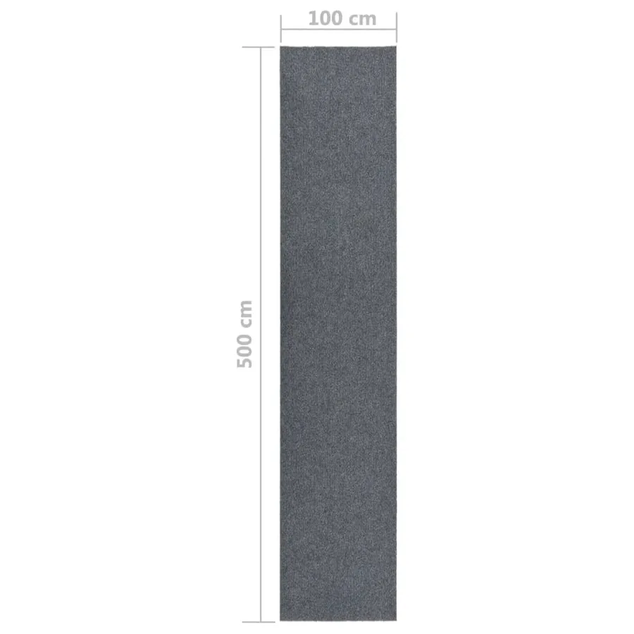 Tapis 100x500 cm Gris - 6