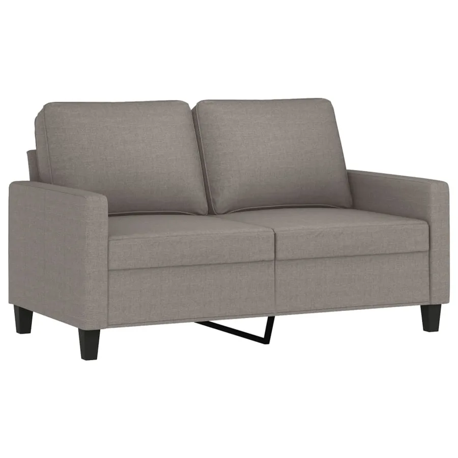 Ensemble de canapés 3 pcs avec coussins Taupe Tissu - 3