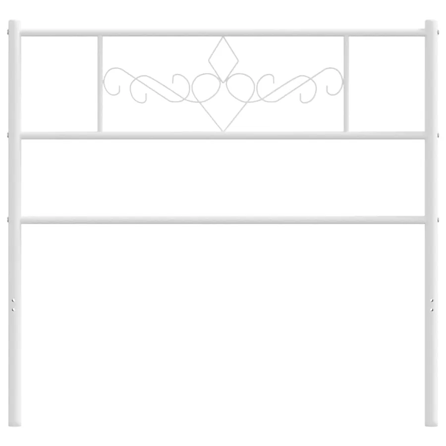 Tête de lit de remplacement métal blanc 100 cm - 3