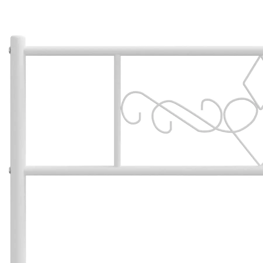 Tête de lit de remplacement métal blanc 100 cm - 6