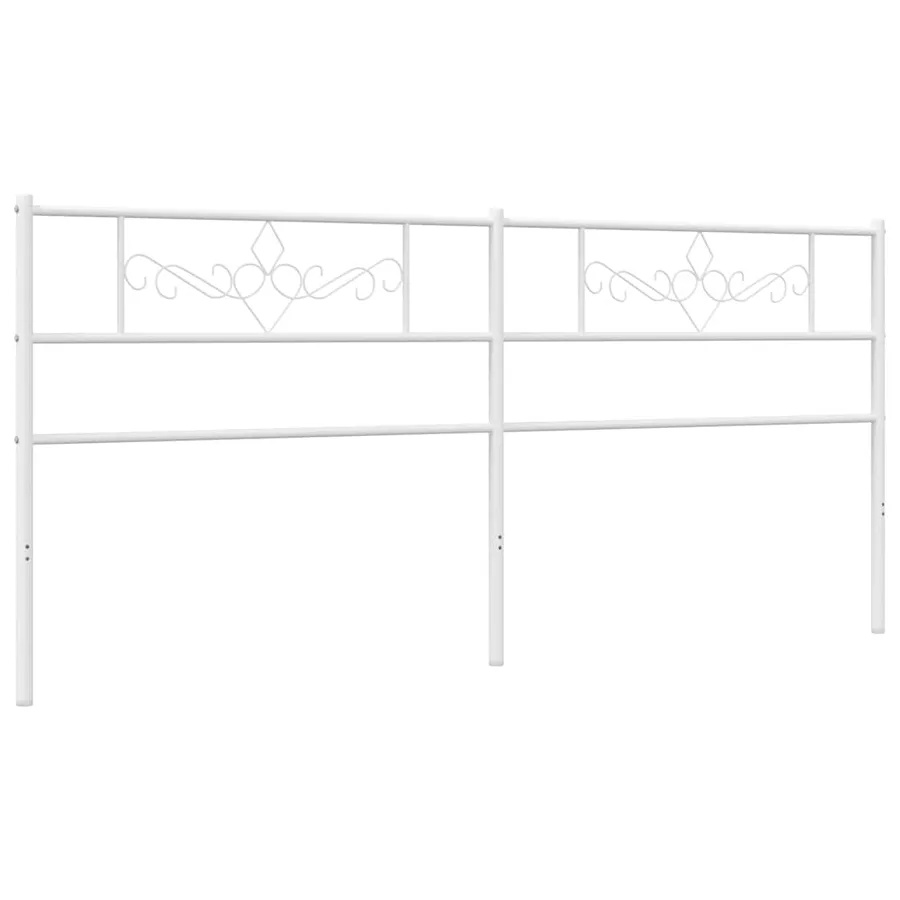 Tête de lit de remplacement métal blanc 180 cm - 2