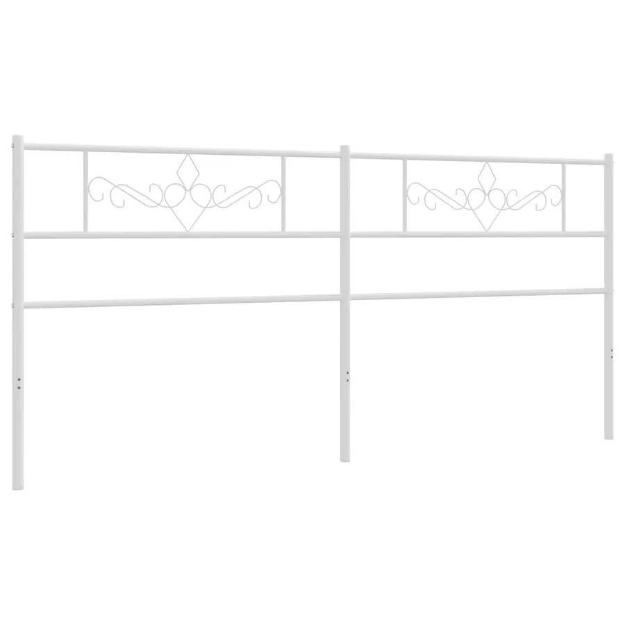 Tête de lit de remplacement métal blanc 180 cm - 4