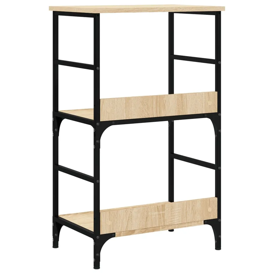 Bibliothèque chêne sonoma 50x33x82 cm bois d'ingénierie - 6