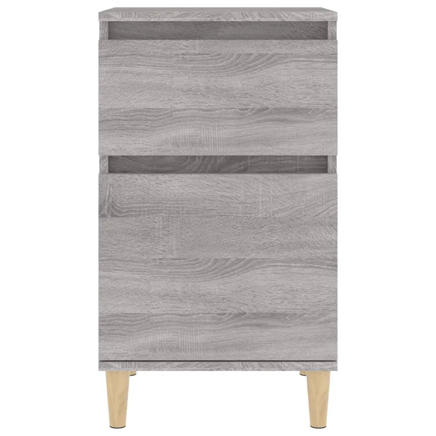 Table de chevet sonoma gris 40x35x70 cm - 6