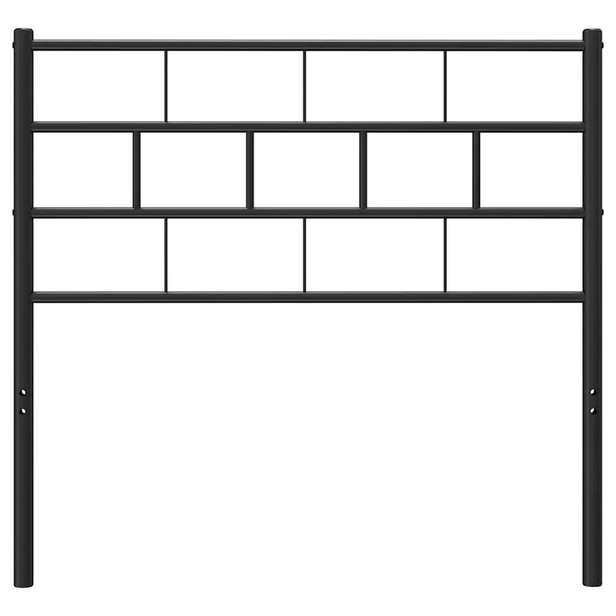 Tête de lit de remplacement métal noir 100 cm - 4