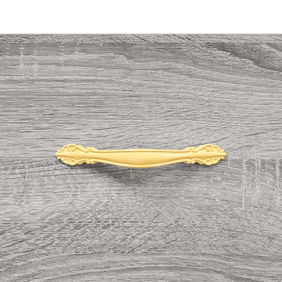 Buffet haut Sonoma gris 34,5x34x180 cm Bois d'ingénierie - 11