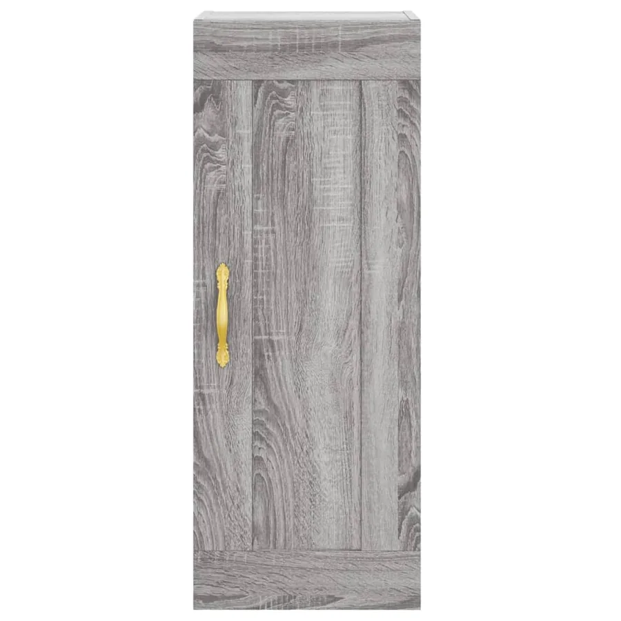 Buffet haut Sonoma gris 34,5x34x180 cm Bois d'ingénierie - 7