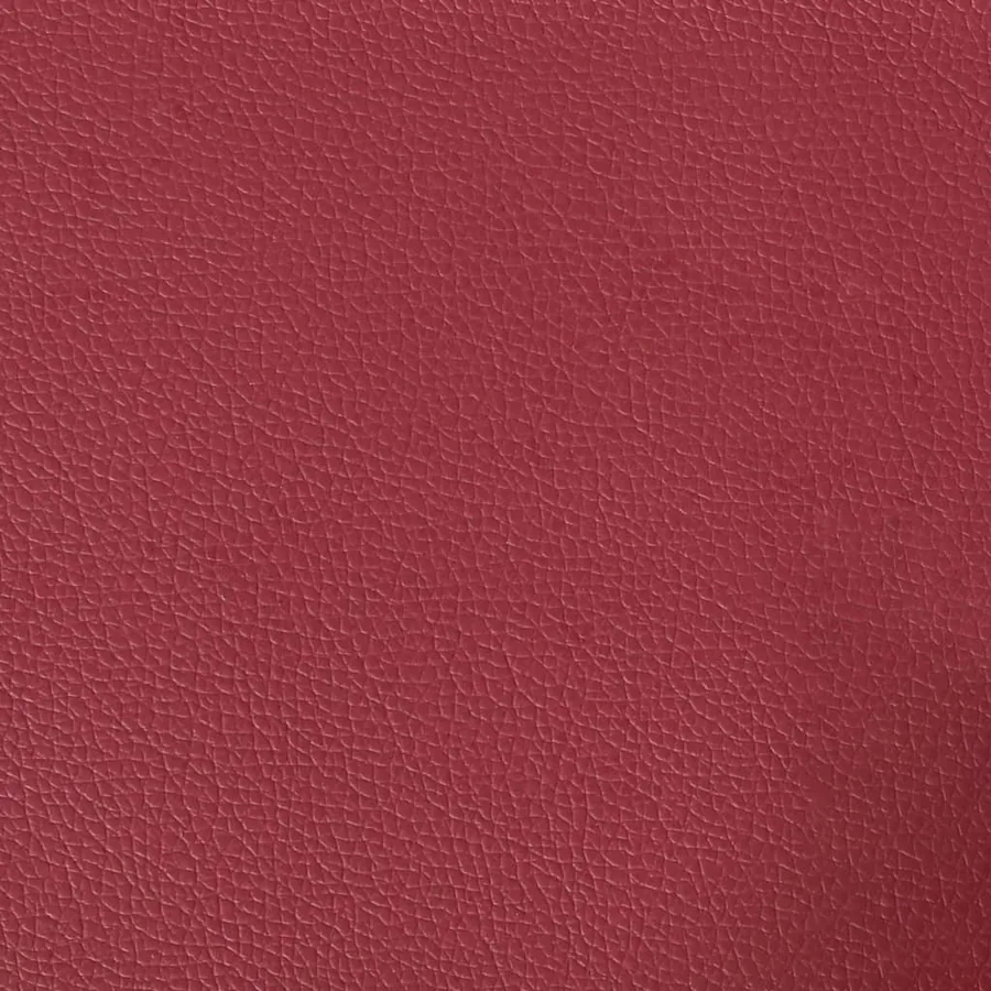 Canapé à 3 places Rouge bordeaux 180 cm Similicuir - 7