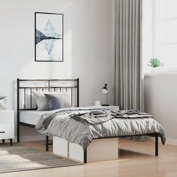 Tête de lit de remplacement métal blanc 193 cm