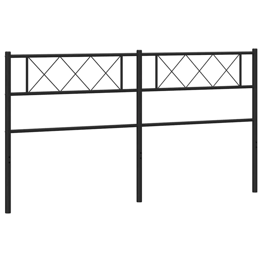 Tête de lit de remplacement métal noir 193 cm - 2