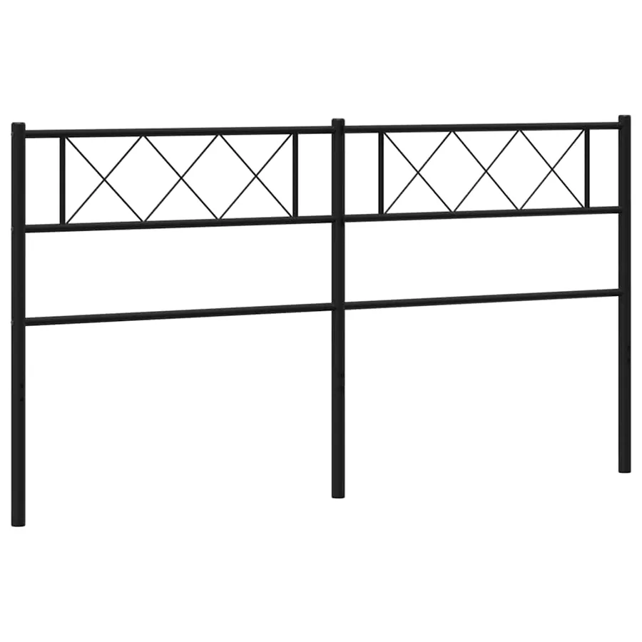 Tête de lit de remplacement métal noir 193 cm - 6