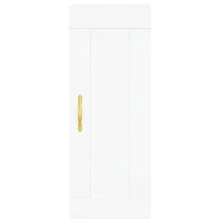 Armoire murale blanc 34,5x34x90 cm bois d'ingénierie - 6